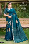 Anusha Vol 1 By Kashvi Viscose Satin With Jacquard Border Saree 